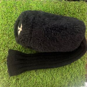 ドライバー用ヘッドカバー ゴルフ 黒 手番X