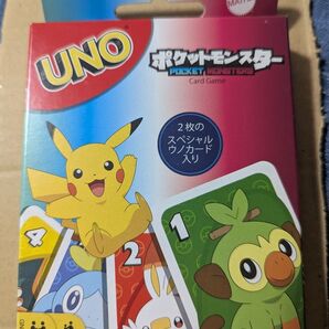 UNO ポケットモンスター カードゲーム ピカチュウ サルノリ マテル