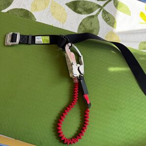 タイタン安全帯用ランヤード 赤色コイルストラップ