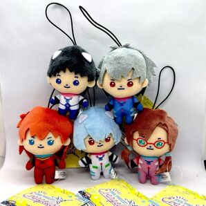 EVA POCKET エヴァ ポケット ぬいぐるみ マスコット 全5種セット①