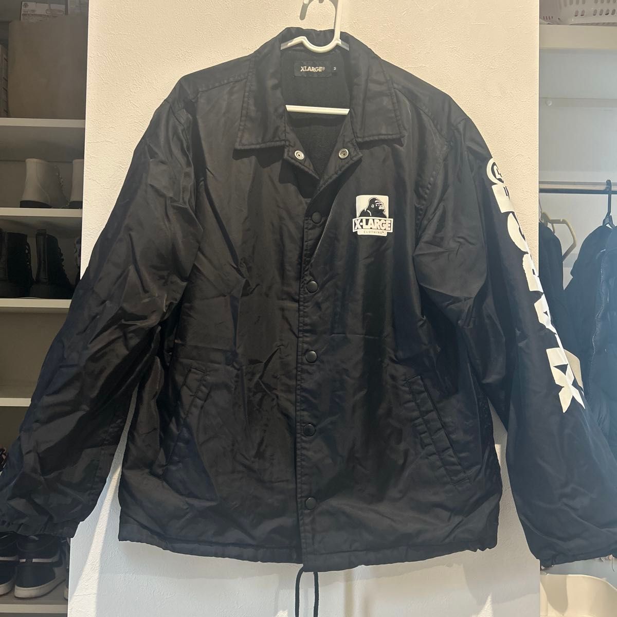 【XLARGE】エクストララージ OG COACH JACKET オージー コーチ ジャケット ブラック
