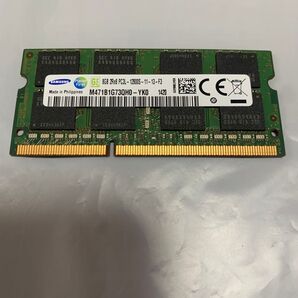 SAMSUNG ノートパソコン用メモリ PC3L-12800S 8GB【動作確認済】