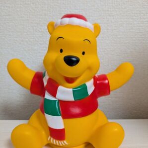 レトロ TDL クリスマス くまのプーさん 貯金箱