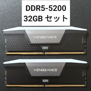 【CORSAIR VENGEANCE RGB】DDR5 5200MHz 32GB セット
