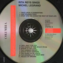 【オランダ盤】リタ・ライス　RITA REYS SINGS MICHEL LEGRAND　TOOTS THIELMANS参加_画像3