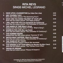 【オランダ盤】リタ・ライス　RITA REYS SINGS MICHEL LEGRAND　TOOTS THIELMANS参加_画像2