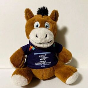 FEI世界選手権 マスコットキャラクター ぬいぐるみ 馬 デンマーク 2022 競馬 馬術 競技 乗馬