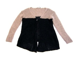 ITALY製 TESSA テッサ バイカラー モヘア系のニットカーディガン セーター トゥモローランド購入品!