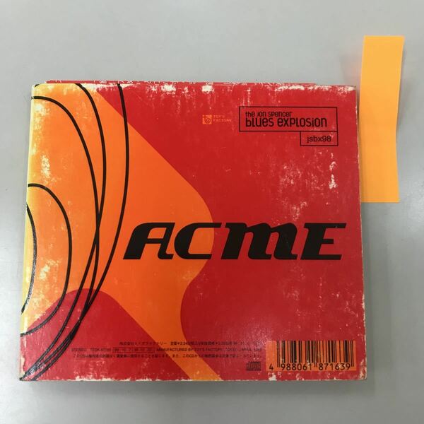 CD 中古☆【洋楽】the jon spencer ACME