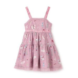 メゾピアノ新品新作タグ付きくるみ割り人形柄キャミワンピース140