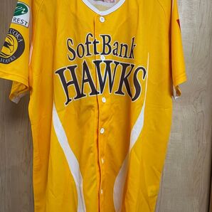 福岡ソフトバンクホークス Majestic ユニフォーム イエロー