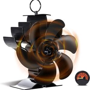 【ストーブファン】暖炉用ファン 石油ストーブ 小型 静音 省エネ 空気循環