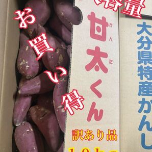 【送料無料】 大分県産 訳あり 甘太くん 高糖度さつまいも 大容量 10kg