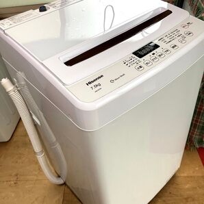 キレイな洗濯機、完全分解洗浄、全国送料設置無料Hisense glass-top 7.5k