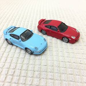 【ミニカー】2点セット メーカー不明 RIF 赤 水色 スポーツカー レトロ ビンテージな雰囲気 模型 おもちゃ 車