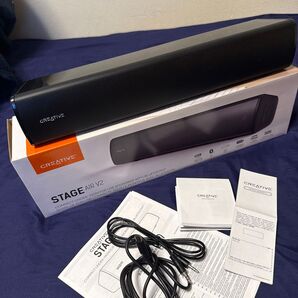 CREATIVE STAGE AIR V2 PCスピーカー サウンドバー 完動品