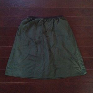 無印良品 スカート カーキ ミリタリーカラー