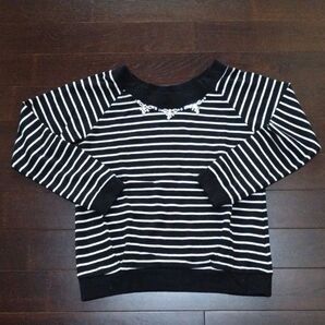 ANOTHER BRANCH OLIVE des OLIVE ボーダー ニットカットソー