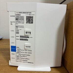 BUFFALO WSR-3000AX4P-WH Wi-Fiルーター ホワイト