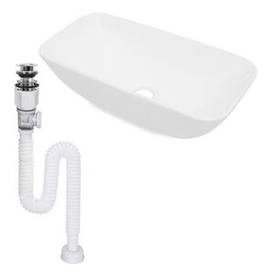 洗面ボウル 手洗い器 手洗いボウル 陶器製 47×23.5×11cm