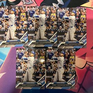 2024 MLB TOPPS NOW722 大谷翔平 50/50CLUB 5枚セット