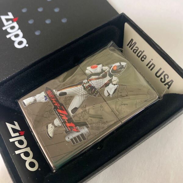 激レアジッポ 仮面ライダーフォーゼ 平成仮面ライダー20周年記念ZIPPO 50個限定生産 仮面ライダージッポ 写真が現物です。