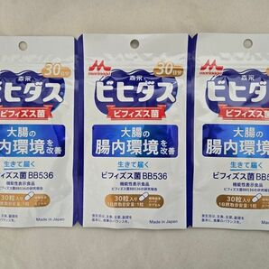 【3袋】森永 ビヒダス 生きて届く ビフィズス菌 BB536 機能性 ヨーグルト