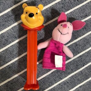 タイムセール☆新品☆PEZ ペッツ くまのプーさん ディズニー プーさん マスコット ピグレット フィギュア レトロ