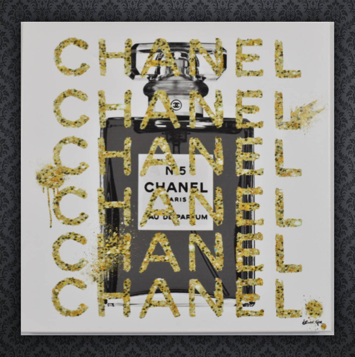 ★Oliver Gal~ Campus Art [Chanel] Brand Perfume Luxury Painting Store Decoration Interior Art New Construction, housewarming, artwork, print, silk screen