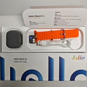 Hello Watch 5+ スマートウォッチ ブラック