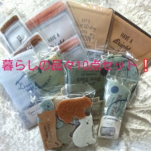 新品未使用 100均クオリティとは段違い!お買い得!奥様必見!お台所用品・お洗濯用品 全10点 セット!