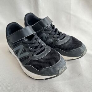 New Balance ニューバランス YT570ブラック スニーカー 21cm マジックテープ