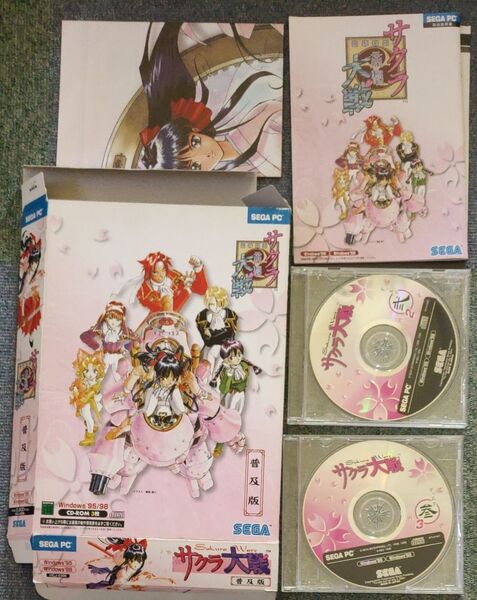 Windows サクラ大戦 (ジャンク)ディスク1 欠品のため そのままではプレイできず