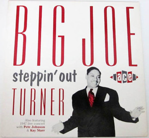  прекрасный запись хороший!!!* снят с производства LP * BIG JOE TURNER / steppin' out * 50's R&B Jump блюз jive swing блокировка n roll контри-рок 