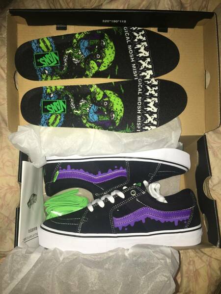 vans magical mosh misfits mxmxm sk8-low マジカル モッシュ ミスフィッツ 29 2色セット 新品即決 国内正規品 ラスト1点