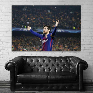 Messi メッシ 特大 ポスター 150x100 グッズ おしゃれ アート 写真 カフェ サッカー バルサ バルセロナ 雑貨 大判 14