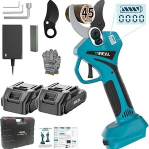 電動剪定バサミ 剪定バサミ 電動バサミ 18V切断径45mmコードレス充電式剪定バサミ 2段階開き角度調節可 マキタ18V互換