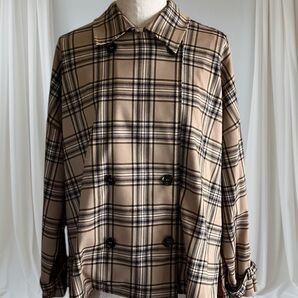 Now you know ナウユーノー チェックジャケット ブラウス