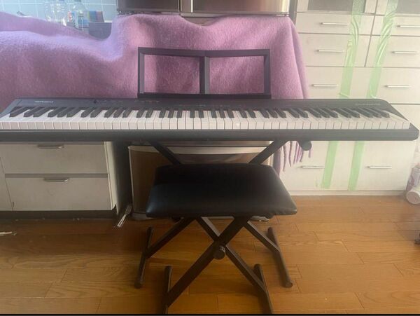 ローランド電子ピアノ88・ スタンド・椅子フルセット 手渡し30000円 電子ピアノ 88鍵盤 GO Roland