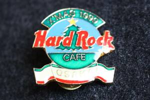 ハードロックカフェ　ピンバッジ　大阪　OSAKA　X'MAS 1999　未使用美品　Hard Rock Cafe Pin