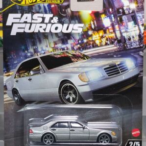ホットウィールFAST&FURIOUS ワイルドスピード MERCEDES BENZ 500 SEL メルセデスベンツ