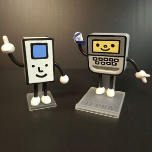 【限定品】【フィギュア】キングジム キングファイル君 テプラ君 セット KING JIM 【レア】