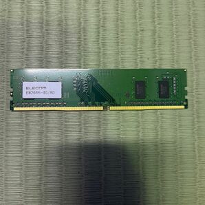 【中古】PCメモリー ELECOM 4GB DDR4-2666(19) AD4U2666J4G19-B
