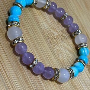 79.ホワイトオニキスとアメジスト、マザーオブパール