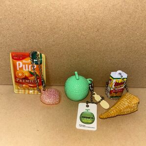 食べ物モチーフ ミニチュアチャーム 3個セット