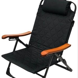 UJack 難燃リクライニングローチェアver2 アビスブラック