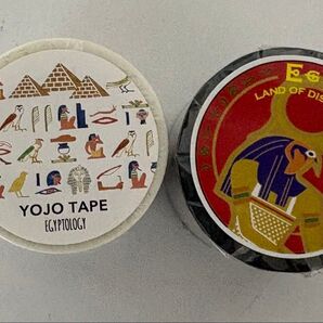 ライデン国立古代博物館所蔵 古代エジプト展で購入 ミイラ覆いの絵養生テープ エジプト マスキングテープ 新品未開封 2個セット