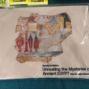 ブルックリン美術館貯蔵 古代エジプト展限定ポーチ ★フラットポーチ 未開封 未使用