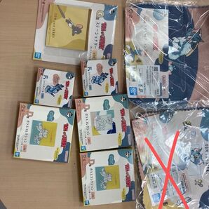 一番くじ トムとジェリー ~One peaceful day~ D賞3点(柄違い1点) 、e賞1点(紺)、f賞2点