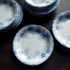 19 豆皿 ゆらぎ 10枚 小皿 外径約118mm